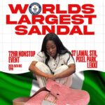 Liz Sanya Aims to Shatter Guinness World Record with Massive Sandal Beesreign Media
