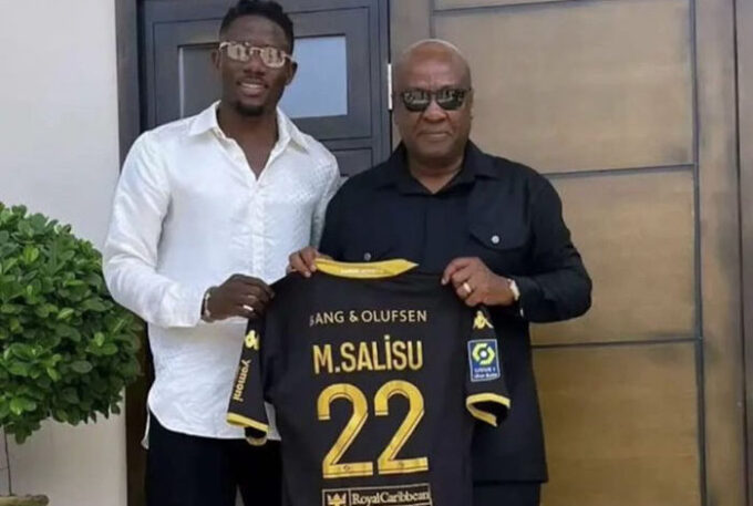 Mohammed Salisu and Former Ghanaian President John Mahama