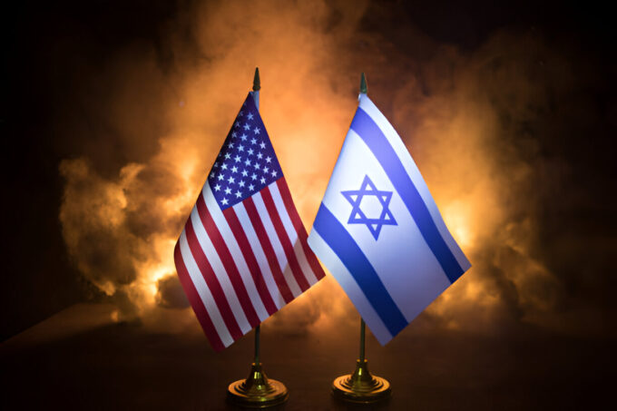 US and Israel flags side-by-side